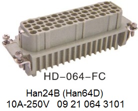 HD-064-FC-H24B Han 24B (Han64D) 10A-250V 09 21 064 3101 64pin-female-crimp-OUKERUI-SMICO-Harting-Heavy-duty-connector.jpg
